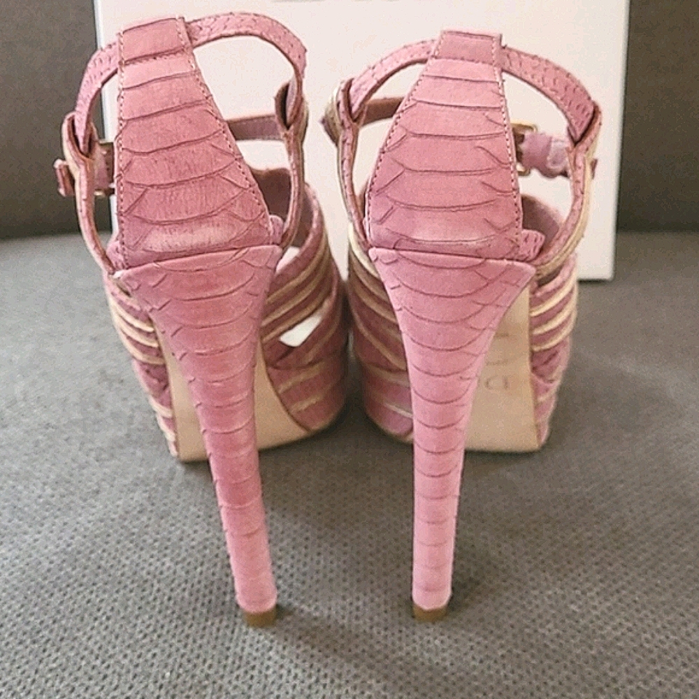 Christian Dior ▪︎  (38) Rose Glamour Sandal Heels - Picture 7 of 16